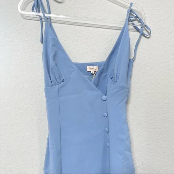Camila Coelho Aaliyah Midi Dress Periwinkle Size Small